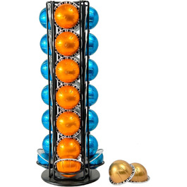 Підставка для капсул Nespresso Vertuo - чорна, 28 капсул