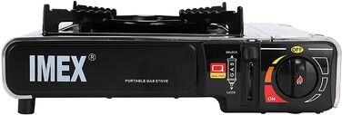 Набір для кемпінгу IMEX Camping GASKOCHER з кейсом та 4 газовими балончиками JY-500A
