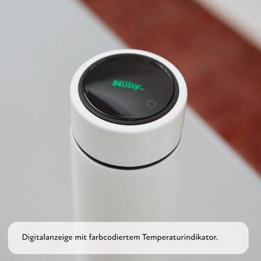 Nuby RapidCool™ - Готувальник дитячої суміші за 2 хвилини, з дозатором, ізотермічною пляшкою та цифровим дисплеєм - Ідеально для подорожей