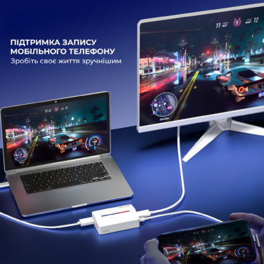 Пристрій захоплення відео Fifine V3W Game collection card