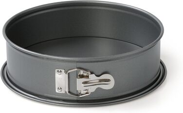 Форма для випікання Kaiser з плоскою основою 26 см, кругла, з антипригарним покриттям, нержавіюча сталь (сіра, Gourmet, Single)