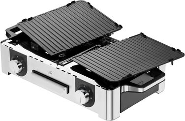 Електрогриль WMF Lono Master Grill 50x28 см з двома зонами нагріву, нержавіюча сталь, для барбекю