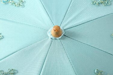 Жіноча парасолька, вишита, мереживо, двоповерхова, захист від ультрафіолету, парасолька для складання від сонця/дощу/снігу (троянда)