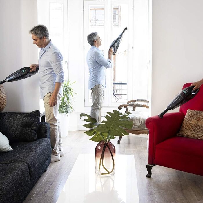 Ручний бездротовий пилосос Cecotec Conga Immortal ExtremeSuction 22.2V: потужний, для твердих та рідких забруднень, з циклонною технологією, аксесуари для дому та авто, 25 хвилин роботи