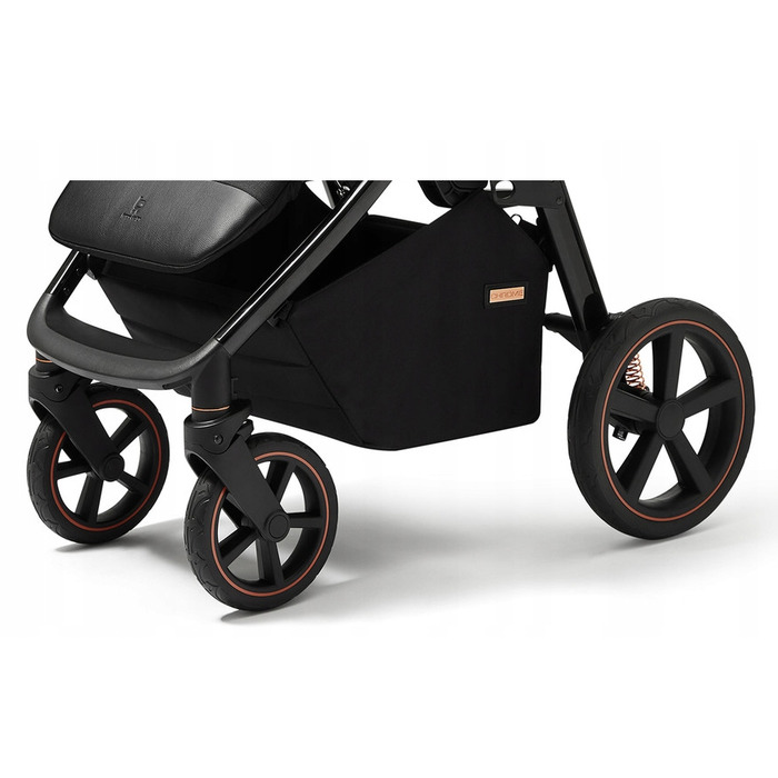 Дитячий візок-прогулянка 4BABY Xplode, чорний, алюмінієвий, з аксесуарами