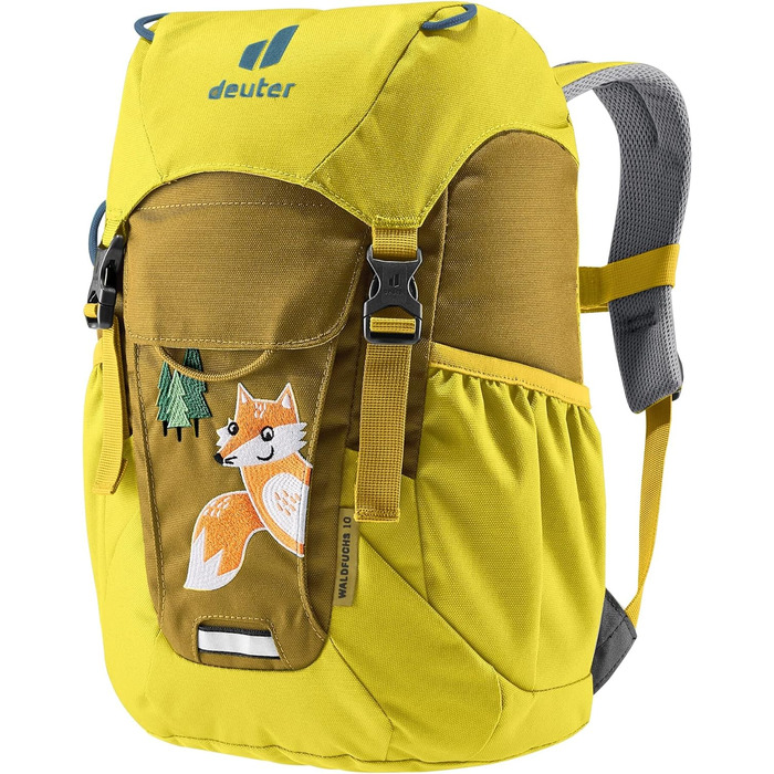 Дитячий рюкзак deuter Unisex Kids Forest Fox 14 л (1 упаковка) (арктично-сланцевий, 14 довгий, комплект з рюкзаком для дитячого садка, куркумою)