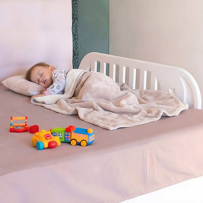 Захисний бар'єр Mealux Raily White (арт. KD-C02 White)