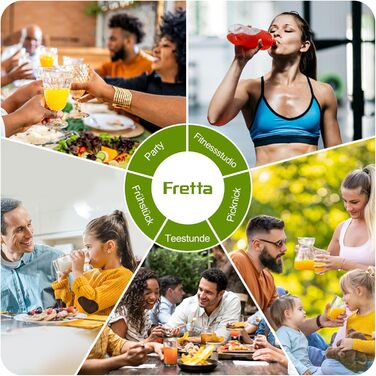 Фреш-прес Fretta Slow Juicer: повільний соковитискач з нержавіючої сталі, 135 мм, 1.8 л, з функцією реверсу, BPA Free, 250W сірий