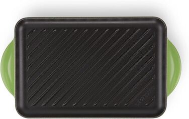 Гриль-пательня Le Creuset прямокутна, чавун, 33 см, Bamboo (для всіх плит, включаючи індукційну)