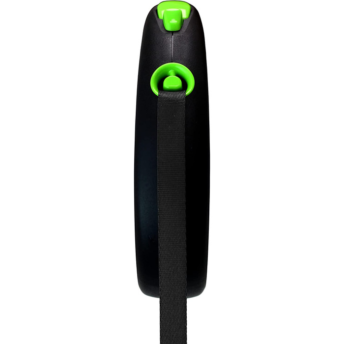 Гнучкий роликовий повідець дизайн-чорний / зелений-L, багатошаровий, маленький, 4000498034125