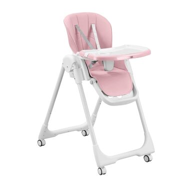 Дитячий стільчик для годування Baby Vivo Kinder Hochstuhl з регулюванням висоти та функцією гойдання, колір Cool Mint (Bubblegum)