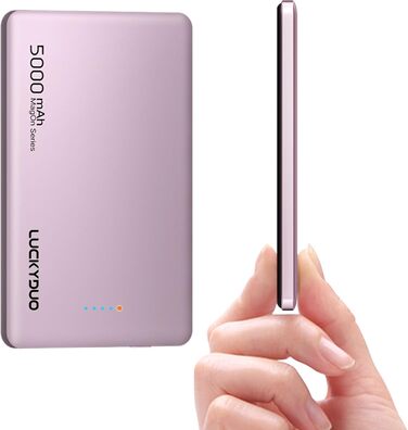 Товщиною 8 мм, магнітний, PD 20W USB-C, для iPhone 15/14/13/12, рожеве золото, 5000mAh