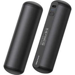 Електричні грілки для рук Warmco 2 шт., 10000 мАг, багаторазові, 3 режими нагріву, портативна батарея-грілка, чорний Електричні грілки для рук Warmco 2 шт., 10000 мАг, багаторазові, 3 режими нагріву, портативна батарея-грілка, чорний