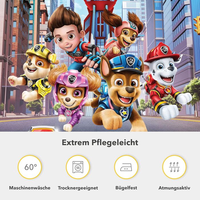 Постільна білизна Trumschn Paw Patrol 135x200 80x80 - Paw Patrol Кінофільм - 100 бавовна - Постільна білизна Chase Paw Patrol Mighty Pups 135x200Постільна білизна Trumschn Paw Patrol 135x200 80x80 - Постільна білизна Paw Patrol Кінофільм - 100 бавовна - П