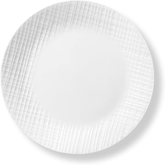 Набір посуду Corelle, лляна тканина, тиснення, 16 шт. , білий