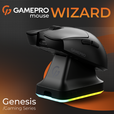 Бездротова ігрова миша GamePro Genesis Wizard (GM160B)