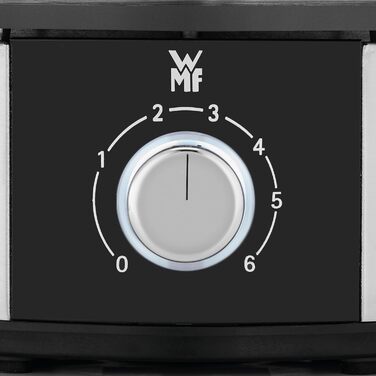 Електричний набір для фондю WMF Lono на 8 осіб: регулювання температури, індукційний горщик 1.2л, з нержавіючої сталі, з тримачем для виделок