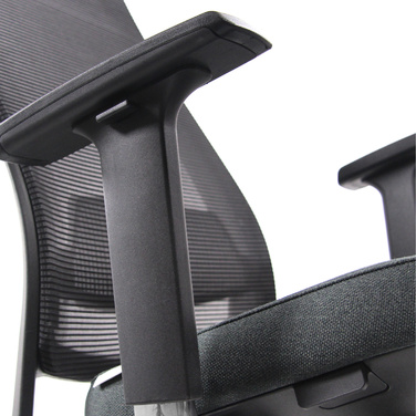 Офісне крісло / поворотне крісло CHIARO T1 BLACK сітка / тканина чорна hjh OFFICE