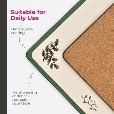 Підставка під тарілки Portmeirion Christmas Tree, набір 4 шт.