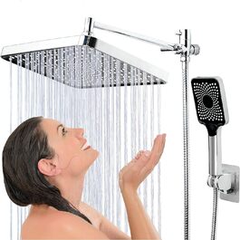 Стаціонарний душовий розпилювач Ashwanth 35,6 см хром
