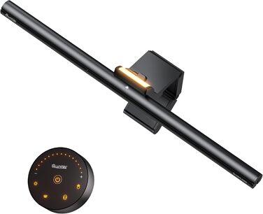 Quntis Лампа для монітора з підсвічуванням 42,5 см, RGB, з пультом дистанційного керування, регулювання яскравості та колірної температури, для офісу та дому