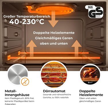 Фритюрниця аеро Balter HL-551T, 5.5 л, чорна, 12 програм, з вікном, 100 рецептів