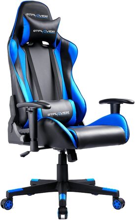 Ігрове крісло gtplayer чорно-синє