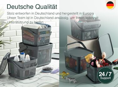 Набір контейнерів для зберігання картоплі, цибулі та часнику Uandu (3 шт., 5л, антрацит)