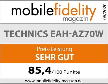 Справжні бездротові навушники-вкладиші Technics EAH-AZ70WE-S, шумозаглушення, голосове керування, чорний