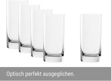 Склянки для води Stlzle Lausitz серії New York Bar i набір з 6 склянок можна мити в посудомийній машині I великі келихи для соку I Універсальні келихи a