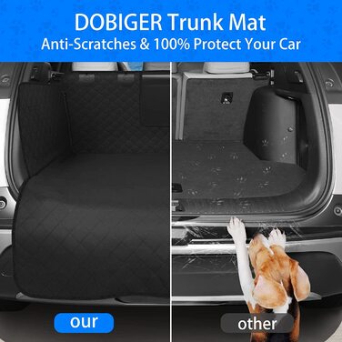 Захисний килимок для багажника DOBIGER для собак, водонепроникний килимок для багажника для невеликих автомобілів, універсальний захисний килимок для багажника для собак середнього розміру, для невеликих автомобілів, вантажівок, позашляховиків