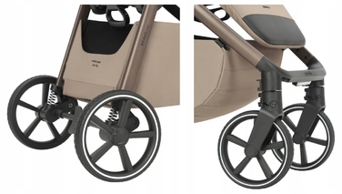 Дитячий прогулянковий візок CARRELLO BRAVO M/Lite, колір Flax Green