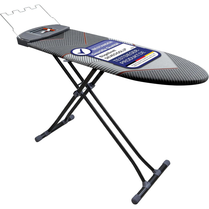 Прасувальна дошка Devecioğlu 50-80см з чохлом 36x114см, для парогенераторів, складна | Прасувальна дошка, підходить як стіл для прасування