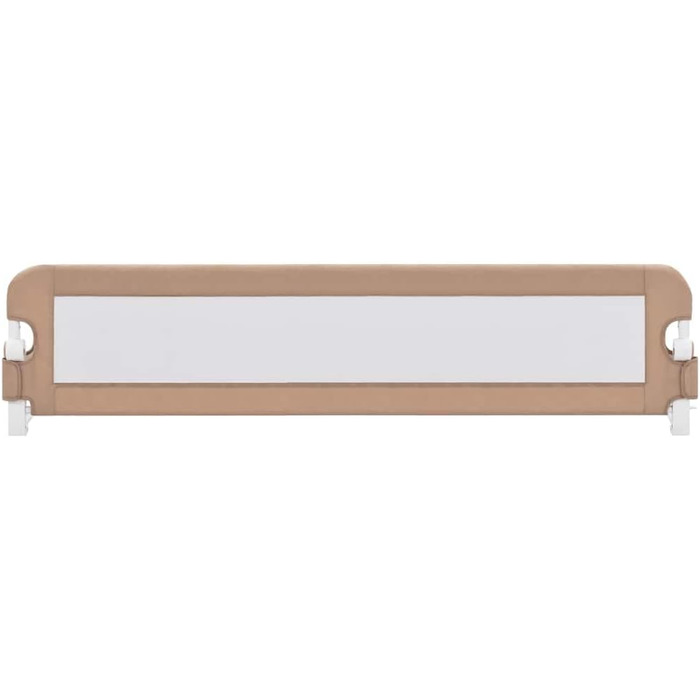 Бортик для ліжка VidaXL 150x42 см, бежевий (Taupe) - захист для дитячого ліжечка та ліжка для малюків з поліестеру