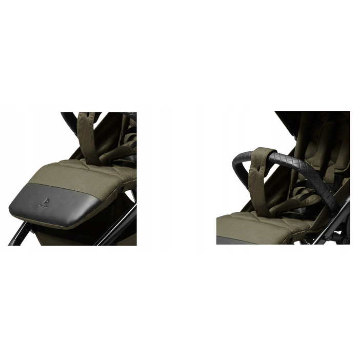 Дитячий прогулянковий візок 4BABY Xplode, зелений, алюмінієвий, з можливістю компактного складання