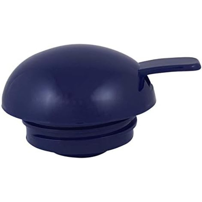 Термос Helios Top Push з нержавіючої сталі, 1 літр, темно-синій