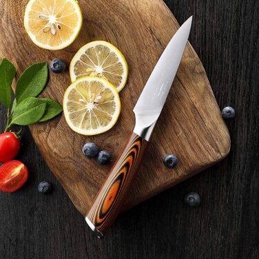 Професійний ніж для кухні Nakiri, 7 дюймів, ніж-сіка, з високоякісної сталі, для кухні та ресторану