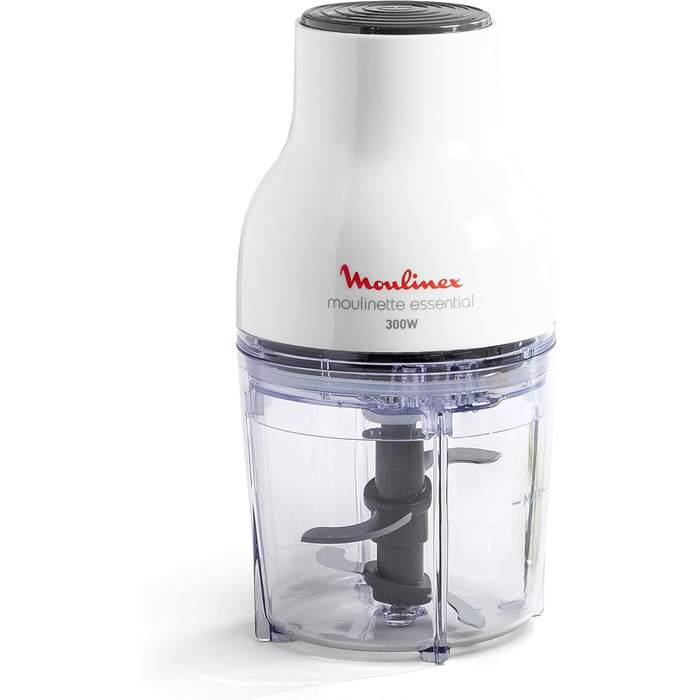 Подрібнювач Moulinex Moulinette Essential DJ5201 3-в-1: подрібнювач, міксер, шинковка, 300 Вт, 0.4 л