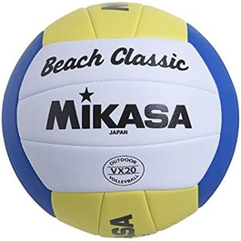 М'яч Mikasa VX20 Beach Classic, волейбольний м'яч унісекс, білий, 5 EU