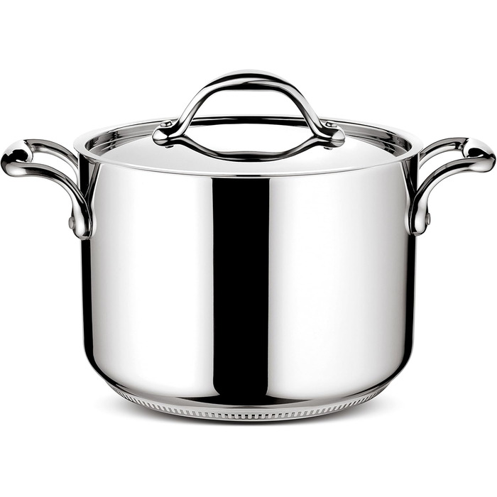 Каструля Lagostina Accademia Lagofusion з кришкою, нержавіюча сталь, 26 см