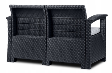 Комплект садових меблів Curver із пластику, сірий, 4 предмети