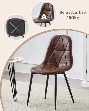 Стільці для їдальні Lestarain з підлокітниками, для кухні, вітальні, їдальні, м'які, з оксамитовим покриттям, металеві, ергономічний дизайн, темно-зелений