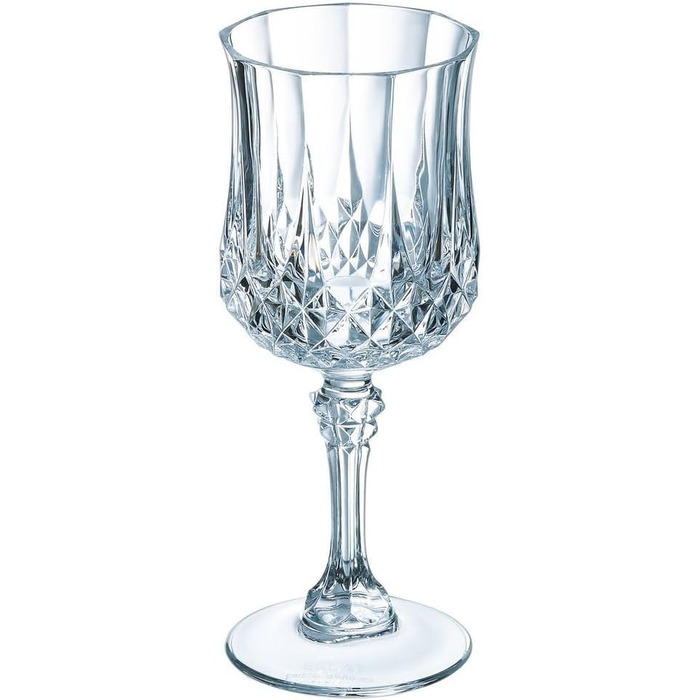 Келихи для коньяку Cristal d'Arques Paris Longchamp, 320 мл, 6 шт. - з Kwarx, посилена упаковка, блиск, прозорість та висока стійкість