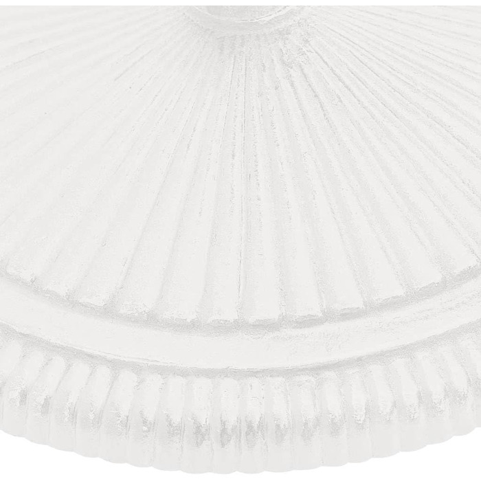 Підставка для парасольки від сонця, чавунна, біла 45x45x30 см - vidaXL