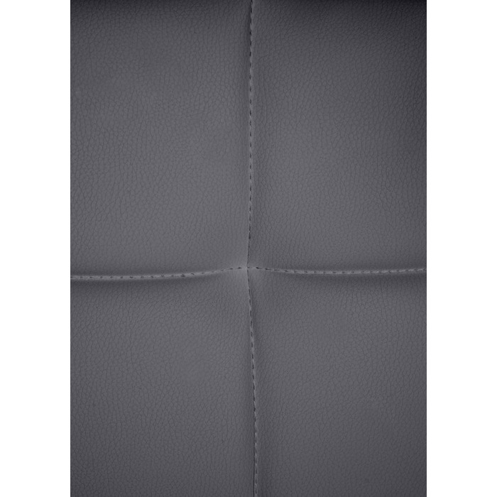 Крісло CLP Canada - оббивка з штучної шкіри, сіре, металевий каркас