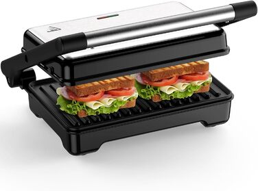 Sandwichmaker YASHE 1500W з антипригарним покриттям XXL, автоматичне регулювання температури, для 2 тостів