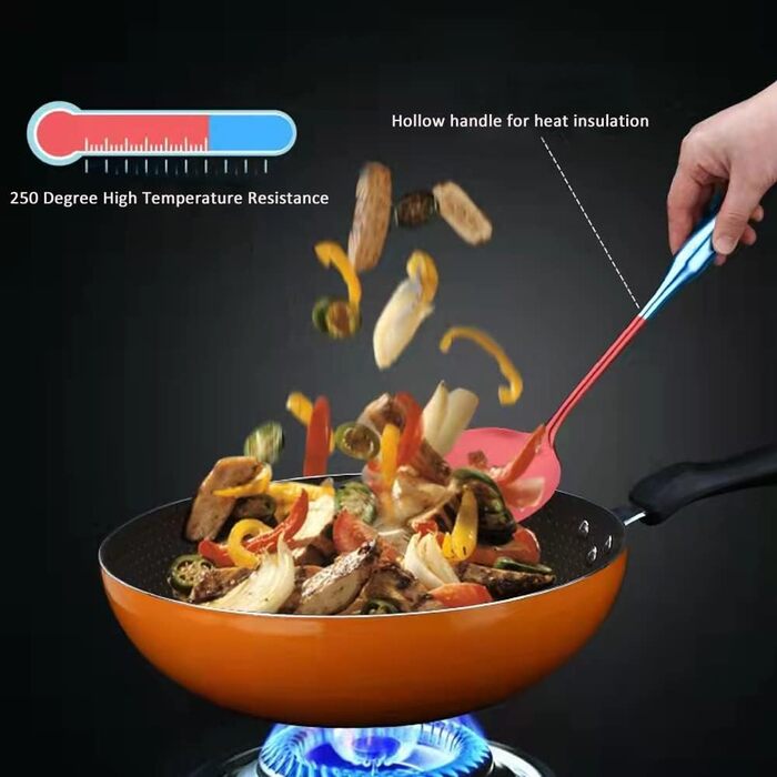 Набір кухонного начиння з нержавіючої сталі 304, 6 предметів: лопатка, ложка для супу та інше