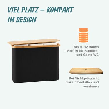 Тримач для туалетного паперу Relaxdays на 12 рулонів