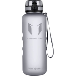 Пляшка для пиття Super Sparrow-герметична пляшка для води об'ємом 1,5 л-спортивна пляшка без бісфенолу А / Школа, спорт, вода, велосипед