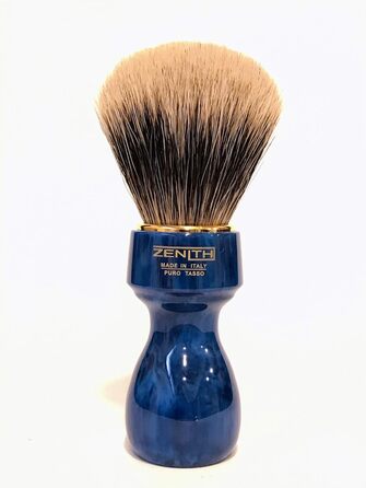 Щітка для гоління Zenith Barber зі 100 справжньою шерстю борсука - Best Badger - Зроблено в Італії